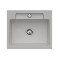 villeroy boch siluet 60 s keukenspoelbak keramiek opbouw fossil 1