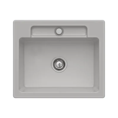 villeroy boch siluet 60 s keukenspoelbak keramiek opbouw fossil 1