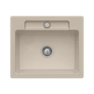 villeroy boch siluet 60 s keukenspoelbak keramiek opbouw mandel 1