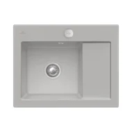 villeroy boch subway 45 compact keukenspoelbak keramiek opbouw fossil links excenter 1