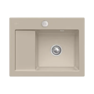 villeroy boch subway 45 compact keukenspoelbak keramiek opbouw mandel rechts excenter 1