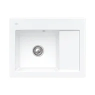 villeroy boch subway 45 compact keukenspoelbak keramiek opbouw steen wit links 1