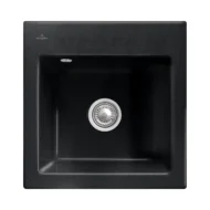 villeroy boch subway 50 s keukenspoelbak keramiek opbouw chromit 1