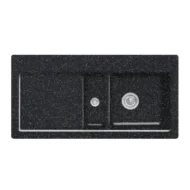 villeroy boch subway 60 flat keukenspoelbak keramiek vlakbouw chromit 1