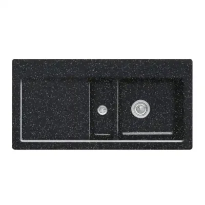 villeroy boch subway 60 flat keukenspoelbak keramiek vlakbouw chromit 1