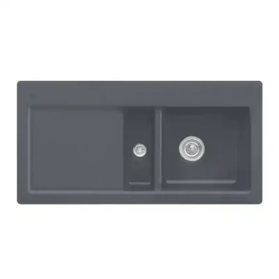 villeroy boch subway 60 flat keukenspoelbak keramiek vlakbouw grafiet 1