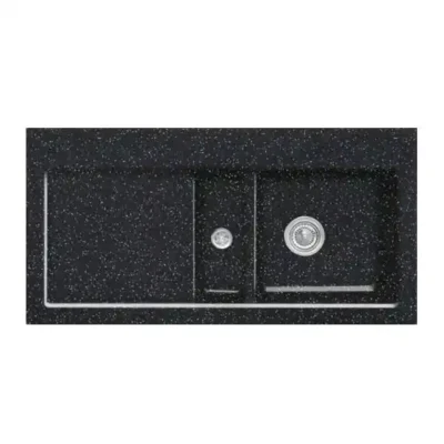 villeroy boch subway 60 keukenspoelbak keramiek opbouw chromit rechts 1