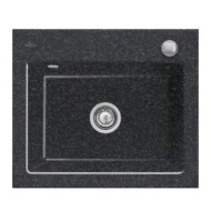 villeroy boch subway 60 s flat keukenspoelbak keramiek vlakbouw chromit excenter 1