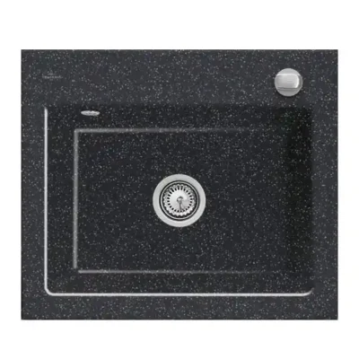 villeroy boch subway 60 s flat keukenspoelbak keramiek vlakbouw chromit excenter 1