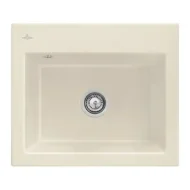 villeroy boch subway 60 s flat keukenspoelbak keramiek vlakbouw ivory 1