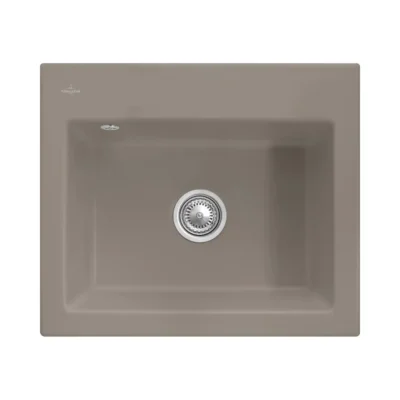 villeroy boch subway 60 s keukenspoelbak keramiek opbouw timber 1