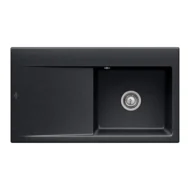 villeroy boch subway style 50 flat keukenspoelbak keramiek vlakbouw chromit rechts 1