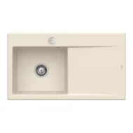 villeroy boch subway style 50 flat keukenspoelbak keramiek vlakbouw ivory links excenter 1