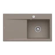 villeroy boch subway style 50 keukenspoelbak keramiek opbouw timber rechts excenter 1