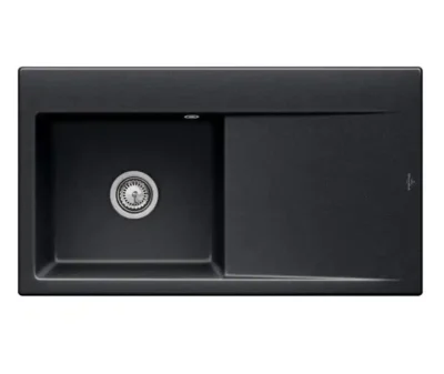 villeroy boch subway style 50 keukenspoelbak links keramiek chromit opbouw 1