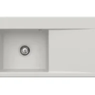 villeroy boch subway style 50 keukenspoelbak links keramiek hellgrau opbouw 1