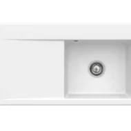 villeroy boch subway style 50 keukenspoelbak rechts keramiek wit opbouw 1