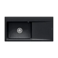 villeroy boch subway style 60 keukenspoelbak keramiek opbouw chromit links 1