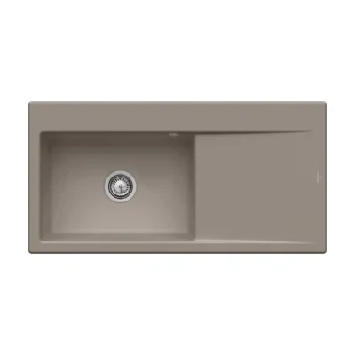 villeroy boch subway style 60 keukenspoelbak keramiek opbouw timber links 1