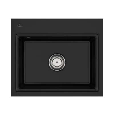 villeroy boch subway style 60 s flat keukenspoelbak keramiek vlakbouw chromit 1