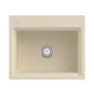 villeroy boch subway style 60 s flat keukenspoelbak keramiek vlakbouw ivory 1