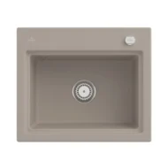 villeroy boch subway style 60 s keukenspoelbak keramiek opbouw mandel excenter 1