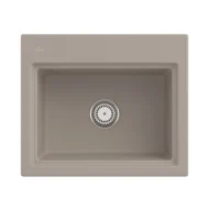 villeroy boch subway style 60 s keukenspoelbak keramiek opbouw mandel 1