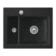 villeroy boch subway xm flat keukenspoelbak keramiek vlakbouw chromit excenter 1