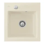 villeroy boch subway xs flat keukenspoelbak keramiek vlakbouw ivory excenter 1