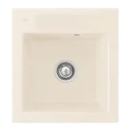 villeroy boch subway xs keukenspoelbak keramiek opbouw creme 1
