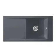 villeroy boch timeline 60 flat keukenspoelbak keramiek vlakbouw grafiet 1