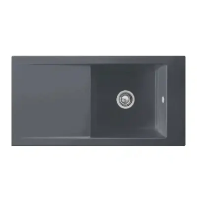 villeroy boch timeline 60 keukenspoelbak keramiek opbouw grafiet 1