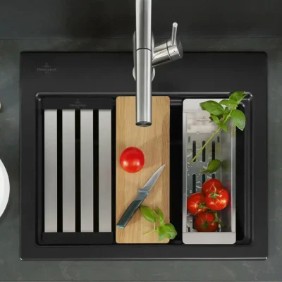 villeroy boch universal afdruiprek rvs kunststof zwart aluminium 9k140071 4