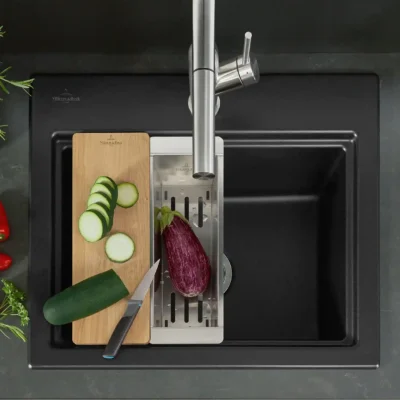 villeroy boch universal inzetbak rvs rvs geborsteld 8k3800k1 2