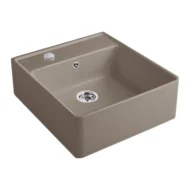 villeroy boch universal keukenspoelbak keramiek belfast timber midden excenter 1
