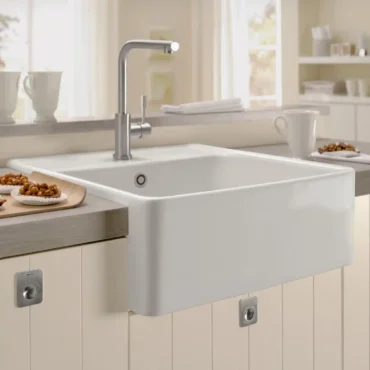 villeroy boch universal keukenspoelbak keramiek belfast wit alpin hoogglans 1