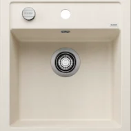 blanco dalago 45 527059 enkele keukenspoelbak silgranit zacht wit opbouw excenter 1.webp