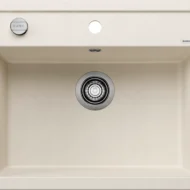 blanco dalago 6 527063 enkele keukenspoelbak silgranit zacht wit opbouw excenter 1.webp