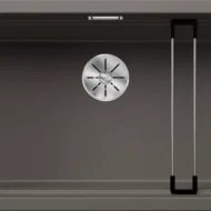 blanco etagon 700 u 527261 keukenspoelbak silgranit vulkaangrijs inclusief rails onderbouw 1.webp