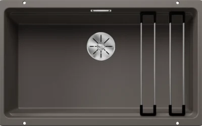 blanco etagon 700 u 527261 keukenspoelbak silgranit vulkaangrijs inclusief rails onderbouw 1.webp