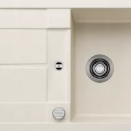 blanco metra 45 s f 527107 keukenspoelbak silgranit zacht wit omkeerbaar vlakbouw of onderbouw excenter 1.webp