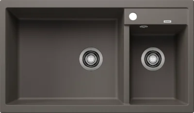blanco metra 9 527304 anderhalve keukenspoelbak links silgranit vulkaangrijs onderbouw of opbouw 1.webp