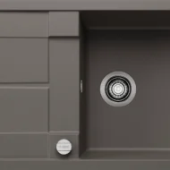 blanco metra xl 6 s f 527308 enkele keukenspoelbak silgranit vulkaangrijs omkeerbaar vlakbouw of onderbouw excenter 1.webp