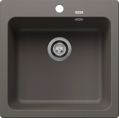 blanco naya 5 527310 enkele keukenspoelbak silgranit vulkaangrijs opbouw 1.webp