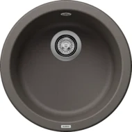 blanco rondo 527240 keukenspoelbak rond silgranit vulkaangrijs opbouw 1.webp