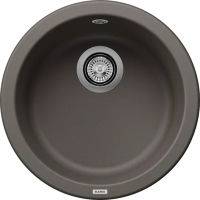 blanco rondo 527240 keukenspoelbak rond silgranit vulkaangrijs opbouw 1.webp