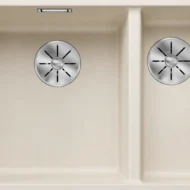 blanco subline 340 160 f 527161 anderhalve keukenspoelbak silgranit zacht wit vlakbouw 1.webp