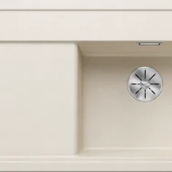 blanco zenar 5 s 527182 keukenspoelbak rechts silgranit zacht wit opbouw excenter 1.webp