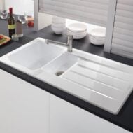 villeroy boch architectura 60 xr keukenspoelbak keramiek opbouw wit alpin hg 1