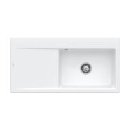 villeroy boch subway style 60 flat keukenspoelbak keramiek vlakbouw wit alpin hoogglans rechts 1
